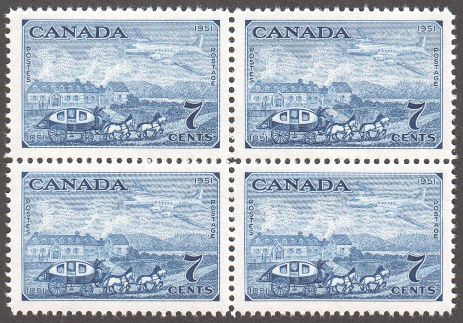 Canada Scott 313 MNH Block - Click Image to Close